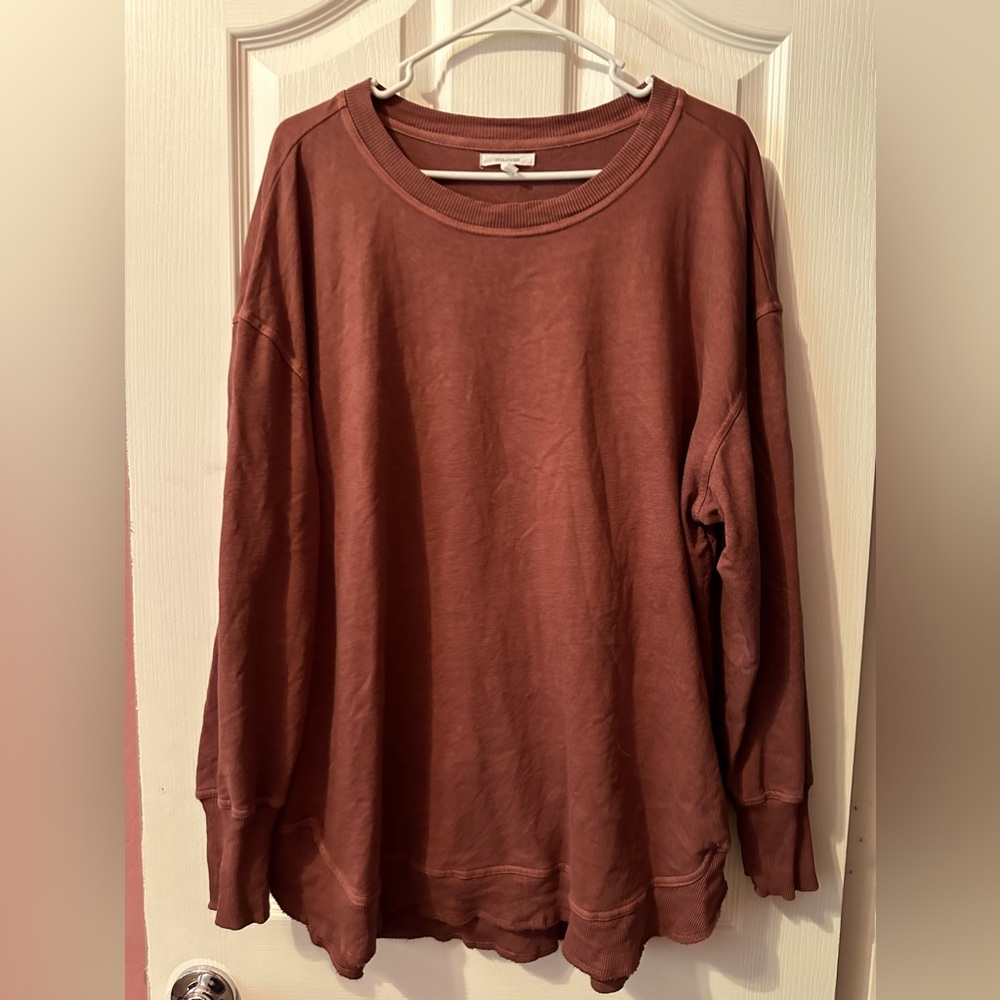 Maurice’s Lightweight Sweatshirt Color Rust Size XXL